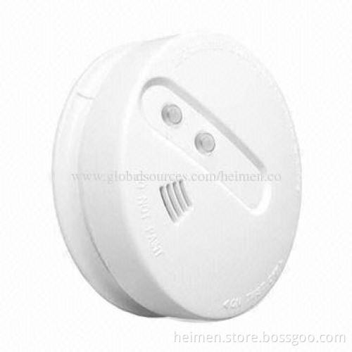 9V Battery Operated Interconnected Photoelectric Wireless Smoke Detector, CE Mark, 128*38mm Size